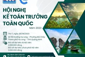 HỘI NGHỊ KẾ TOÁN TRƯỞNG TOÀN QUỐC NĂM 2023