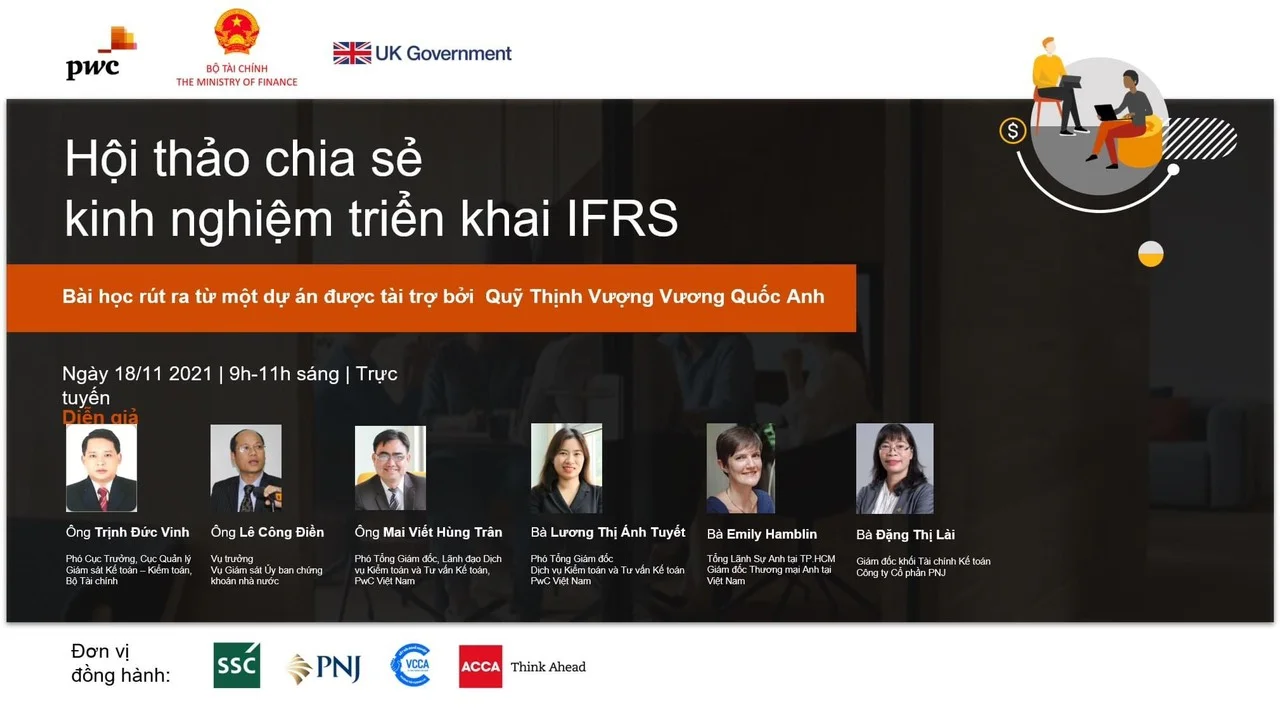 Hội thảo chia sẻ kinh nghiệm triển khai áp dụng IFRS tại công ty niêm yết